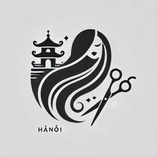 Logo Cắt Tóc Nữ Hà Nội